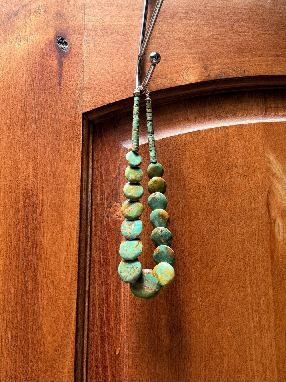 Kingman Pillow Necklace - genuine handcrafted Turquoise Necklace - jewelry